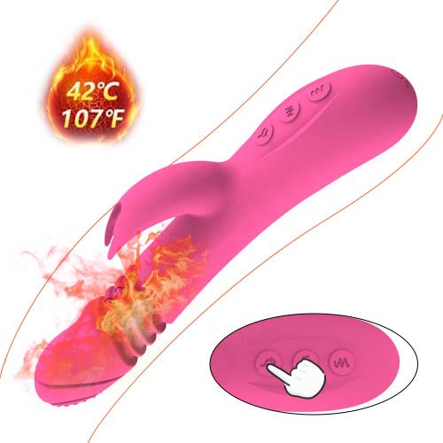 Vendor  Women G Spot Rabbit Vibrator With Heating Thrusting Moves Up And Down Vibrators