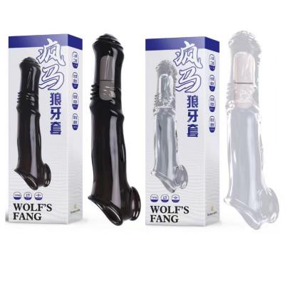 For Men Reusable Condom Realistic Extended Cock Sleeve Extender Extension Big Penis