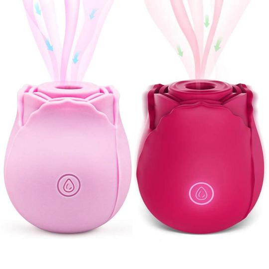 Usa Popular Rose Vibrator For Women Clitoral Stimulator  Red Blue Pink Purple