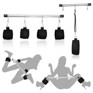 Wholesale    Bdsm Restraint Training Tools Steel Tube Open Leg Ankle Shackles Set