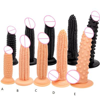 Wholesale  Corn Dildo Simulation Sucker Multi Size Female Masturbator  Sex