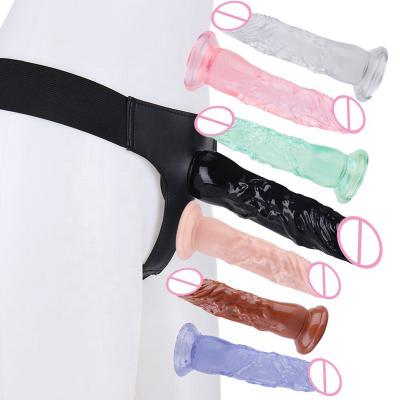 Wholesale Hot Selling High Quality Multi Color Wearable Transparent Dildo For Women