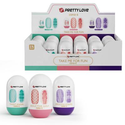 Wholesale  For Man Mini Portable Invisible Prettylove Male Masturbation Egg