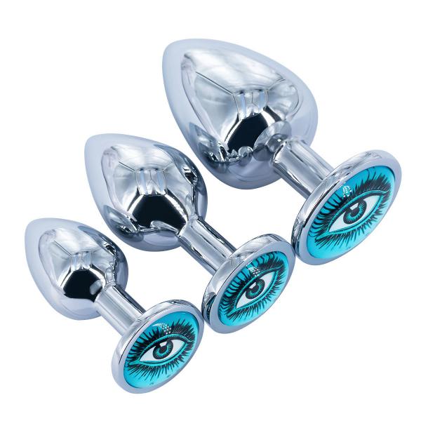 3 Pcs Stainless Steel Anal Butt Plug Fantasy Sex Restraints Bondage Sm Stimulation  For Unisex Masturbation