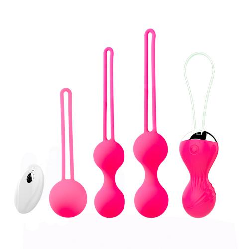 4 In 1 Vagina Tighten Smart Kegel Exercise Balls Set Remote Control Vaginal  For Women