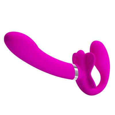 Double Vibrator Dildo Lesbian  12 Vibration Modes For Women Rechargeable