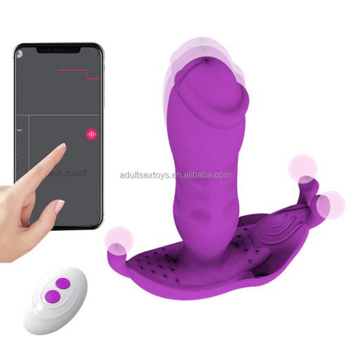 Popular App Women Wearable Vibrators Music Touch Multi Controlled Vibrating Panties Suitable  Rabbit Vibrator