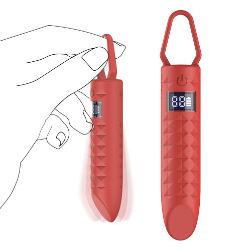 Portable Usb Power Led Display Bullet Vibrator For Women 10 Vibrations G-spot Stimulating  Lipstick Tips Shaped