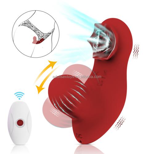 Remote Controlled   Wearable Panty Vibrator With 10 Swinging Vibradores Motion Sex For Women