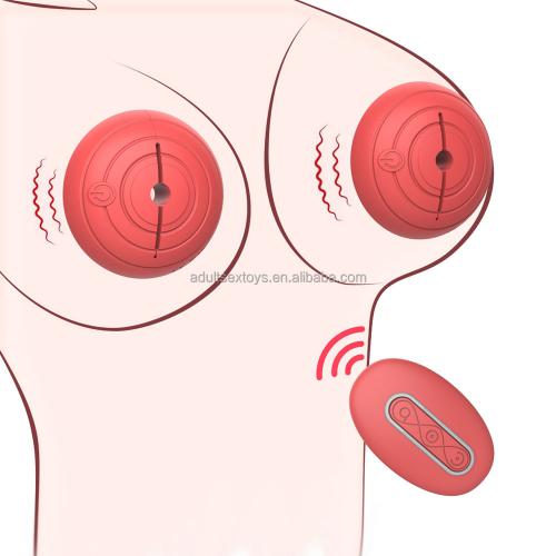 Silicone Lightweight Invisible Nipple  10 Vibration Clamps  Sex Vibrator For Women