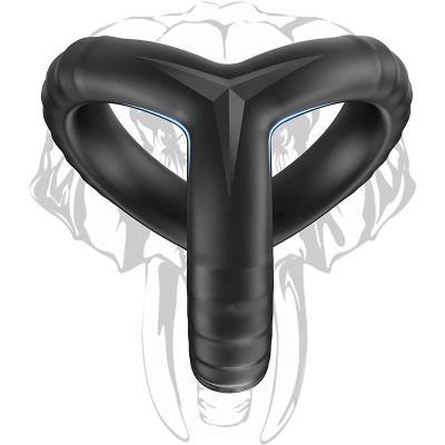 Ultra Soft Silicone Triangular Penis Ring Erection Enhancing High Elasticity Men's Cock