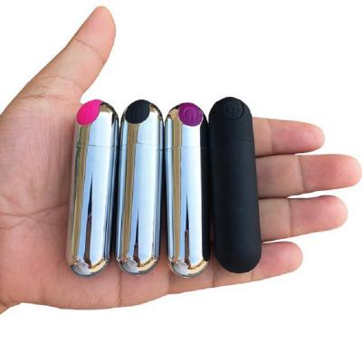Wholesale Usb Electric 10 Speeds Vibrating Bullets   For Women Sex Mini Massager Battery Size Bullet Vibrator