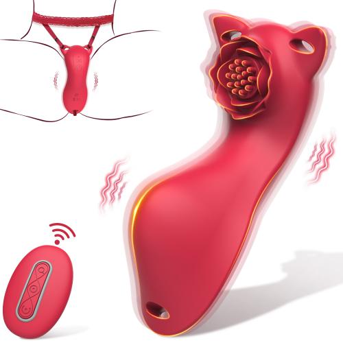 Women's Wearable Panty Vibrators   Remote Control 10 Modes Mini Vibrator Quiet Rose Dildos Machine For Couples