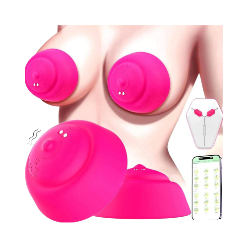 Women's Wireless Remote Control Nipple  Vibrator 10 Modes App   For Couples